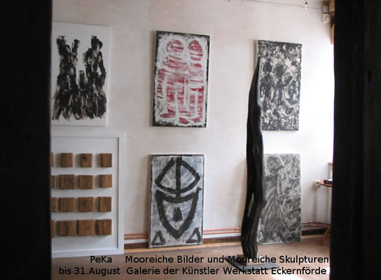 PeKa Mooreiche Bilder und Skulpturen zur Galerie- und Ateliernacht